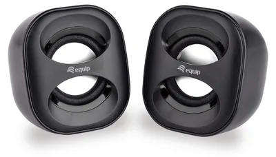 Zdjęcie produktu dla Equip 245330, 2.0 kan., Przewodowa, 3 W, 90 - 20 Hz, 40 Ω, Czarny