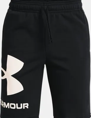 Zdjęcie produktu dla UNDER ARMOUR Rival Fleece Big Logo Shorts Boys 001 - black/onyx white L (149-160 cm)