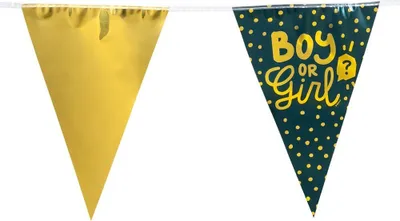 Produktbild von Boy or Girl Wimpelkette 6 m