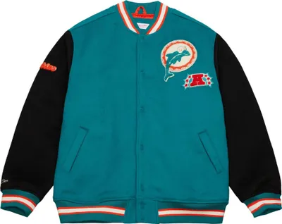 Produktbild von M&N Legacy Varsity Wool Jacke - NFL Miami Dolphins - XL