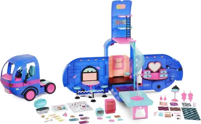 Produktbild von MGA L.O.L. Surprise Glamper Caravan OMG 4in1 elektrisch blau