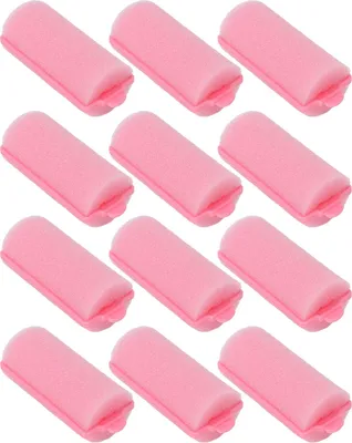 Image de Rouleau à cheveux en mousse AMONIDA, doux, outil de coiffage professionnel pour cheveux bouclés, 12 pièces, pour utilisation à domicile, en salon et en voyage
