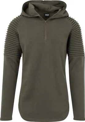 Immagine prodotto di Urban Classics - PLEATS TERRY Felpa con cappuccio oliva - S