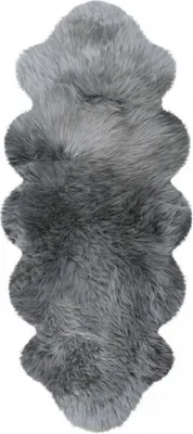 Produktbild von Heitmann Felle Australisches Premium 1 1/2-fach Lammfell  Grau   Größe  ca. 140 x 68 cm 152GR