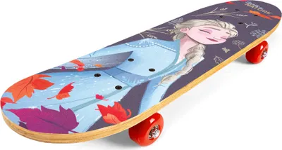 Produktbild von Disney Frozen Skateboard 24” aus Holz – 61 cm – bis 50?kg belastbar für Kinder