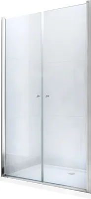 Zdjęcie produktu dla Mexen Texas drzwi prysznicowe uchylne 100 cm, transparent, chrom - 880-100-000-01-00