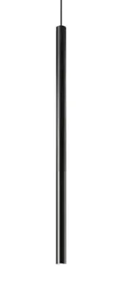 Zdjęcie produktu dla Nowoczesny żyrandol wiszący Ultrathin Metal Black Led 12W 3000K Ip20