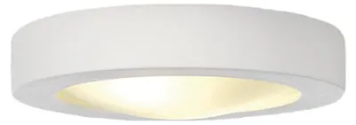 Produktbild von SLV Deckenleuchte, GL 105 E27, rund, weisser Gips, max. 15W