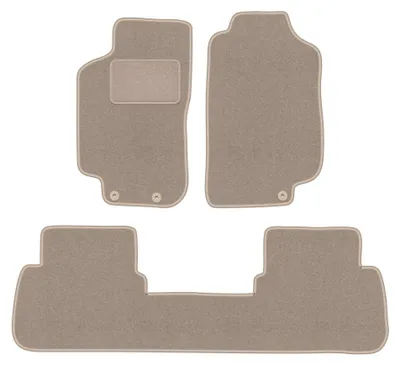 Obrázek produktu pro Velurové autokoberce pro: Saab 9-5 I 1997-2009 (kombi/sedan) – sada 4 ks, béžové, na míru – Wielganizator LUX