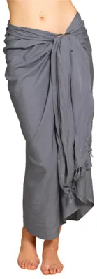 Produktbild von PANASIAM Sarong uni grey, 190x116cm