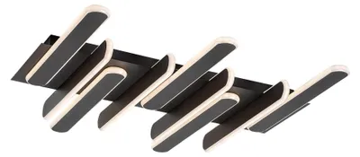 Immagine prodotto di Moderna lampada da soffitto quadrata 61 cm nera per soggiorno camera da letto LED cambiabile 46W SINDRI Rabalux