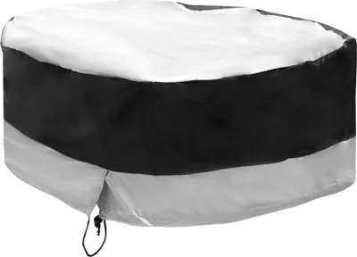 Image de Housse de protection universelle pour pneu de voiture, convient aux pneus de diamètre 13-15 pouces, en tissu Oxford 210D, ton argenté