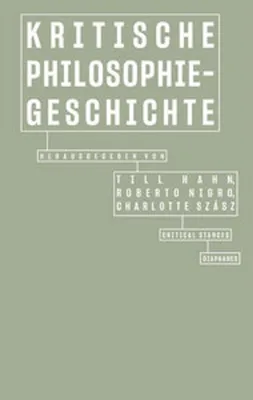 Obrázok produktu pre Kritische Philosophiegeschichte