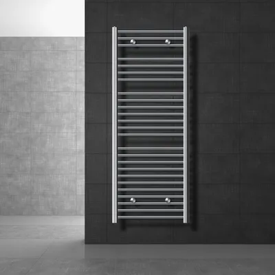 Zdjęcie produktu dla LuxeBath grzejnik łazienkowy 600 x 1500 mm - chrom - prosty z podłączeniem bocznym - grzejnik podgrzewacz ręczników suszarka do ręczników, bez elementu grzejnego