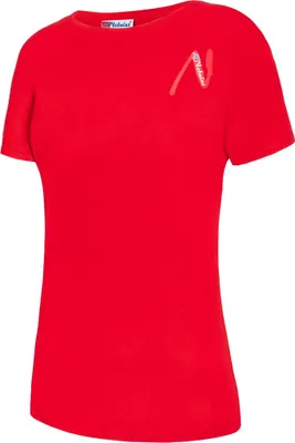 Productafbeelding van Nebulus T-shirt ARIELLE, dames, shirt, korte mouwen, casual shirt, model P6991 - dames, rood, maat S/36