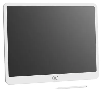 Productafbeelding van 16-inch LCD-schrijftablet voor kinderen. Kleurrijk tekentablet, zonder blauw licht, uitwisbaar. Met kleur- en enkelkleurmodus, geschikt voor kinderen vanaf 3 jaar. Wit