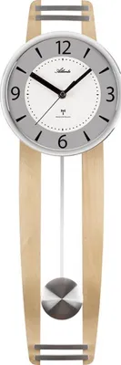 Produktbild von Atlanta 5106/30 Wanduhr Funk Funkwanduhr mit Pendel erle-farben Pendeluhr