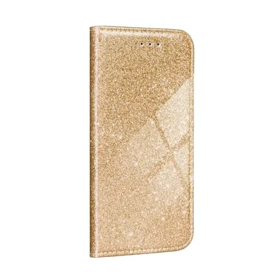 Image de Étui de protection pour téléphone Samsung Galaxy A72, avec porte-cartes, effet paillettes, couleur or