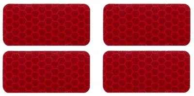 Produktbild von Sticker Reflektierende Aufkleber Felgen, Rot, Set aus 4