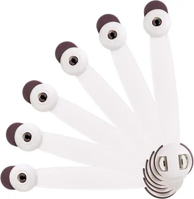 Produktbild von Klebeschlösser 6 Stück braun für Schränke und Türen