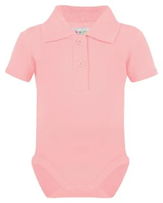Produktbild von Link Kids Wear - "Bio" Bodysuit Rollkragen für Baby LT5932 (68) (Babyrosa)