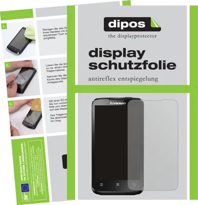 Produktbild von 6x Schutzfolie für Lenovo A316i matt Displayschutzfolie Folie Display Schutz dipos