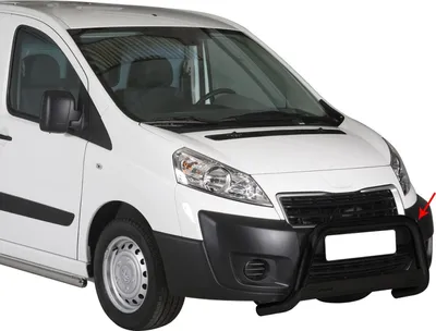 Produktbild von Frontbügel Frontschutzbügel für Peugeot Expert 2012-2016 ø63mm Stahl Schwarz