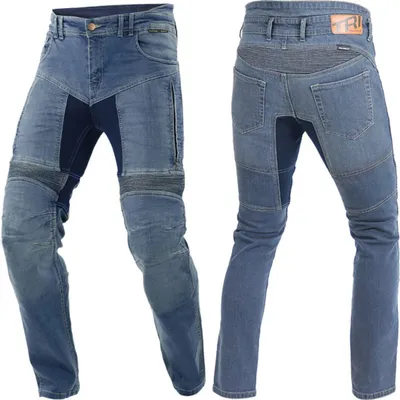 Produktbild von Trilobite Parado Blue Monolayer Slim Motorrad Jeans, blau, 32/34