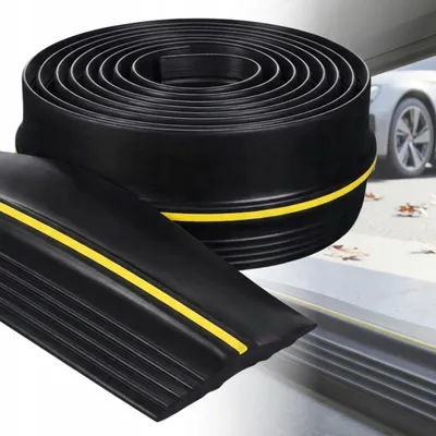 Produktbild von Garagen-Gummibodendichtung, Schwellendichtung, 3 m EPDM
