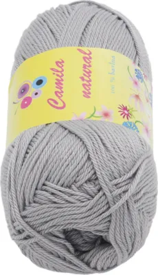 Immagine prodotto di Filato CAMILA naturale - 50g / 125 m - Grigio
