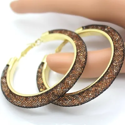 Produktbild von Ohrringe RE-3315 - Gold/Schwarz für jeden Anlass KP3315