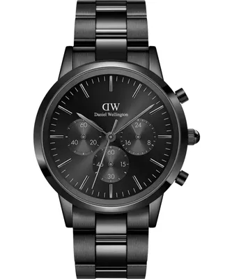 Obrázek produktu pro Pánské hodinky Daniel Wellington Iconic Chronograph Link Onyx B 42