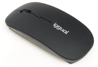 Produktbild von iggual IGG316771, Beidhändig, Bluetooth, 1600 DPI, Schwarz