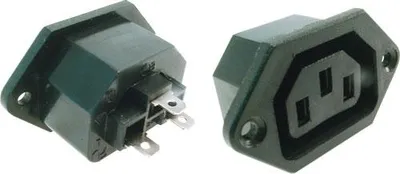 Obrázek produktu pro AC IEC zásuvka pro kryt, vnitřní závit