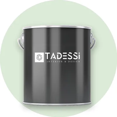 Produktbild von TADESSI Wandfarbe Grün - Minzgrün - abwaschbare Innenfarbe matt - Dispersionsfarbe - Geruchsarm und Lösemittelfrei - 1 Liter Gebinde