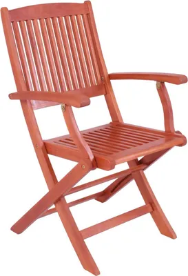 Produktbild von Garden Pleasure Gartenstühle mit Armlehnen Stockholm braun, 2 St.