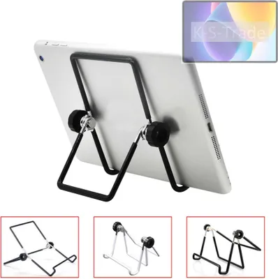 Produktbild von K-S-Trade Tablet-Ständer Tablet-Halterung Tablet-Aufsteller kompatibel mit Oukitel OT11 faltbarer Tischständer Tablet Halterung