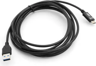 Produktbild von System-S USB A 3.0 male zu USB 3.1 Type C male Kabel Verlängerung 3 Meter