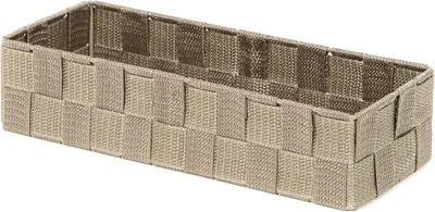Imagen del producto de Organizador de cajones color taupe, 12 x 7 cm - Juego de 30 unidades