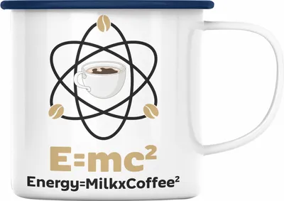 Produktbild von Trendation - Kaffeetrinker Geschenk Kaffee Grafik Geschenkidee Kollegin Kollege Arbeit (Blau)