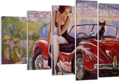 Produktbild von Bild auf Leinwand - Leinwandbild - frau modern - 150x100cm - Wand Bild - Wanddeko - Wandbilder - Leinwanddruck - Bilder - Kunstdruck - Wanddekoration - Leinwand bilder - Wandkunst - EG150x100-3468