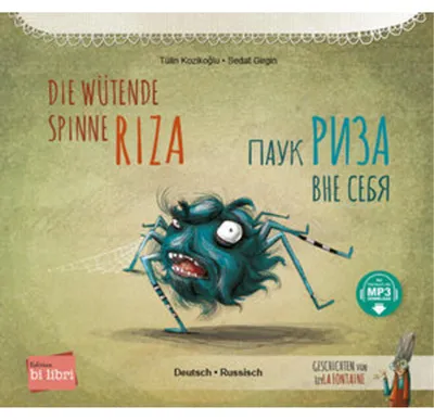 Produktbild von Die wütende Spinne Riza (Deutsch-Russisch)