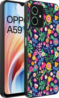 Immagine prodotto di Smartphonica Custodia per telefono adatta per Oppo A59 con stampa floreale - TPU cover posteriore design floreale