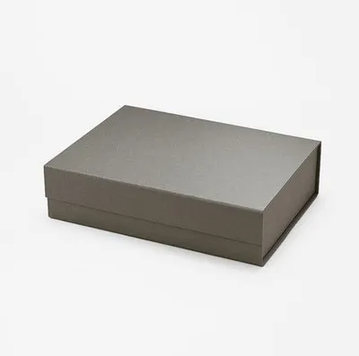 Produktbild von Magnetische Geschenkbox Grau 235 x 170 x 60 mm (Außenmaße) A5