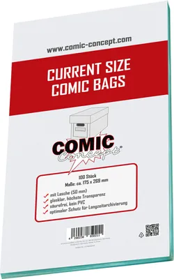 Produktbild von Comic Concept Comic Bags Current Size (100 ct.)