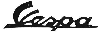 Produktbild von Emblem Schriftzug RMS schwarz für Vespa Classic 125 VNA1-2 1957-1959, VNB2T