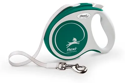 Obrázok produktu pre Flexi Comfort Plus S, vodítko, 5 metrov, zelená. Farba: zelená. Veľkosť: univerzálna