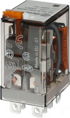 Produktbild von Finder Steckrelais 230VAC 2W 12A f.Fassung 96.72 56.32.8.230.0040 (563282300040)