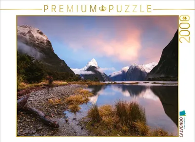Produktbild von CALVENDO Puzzle Milford Sound, Fjordland-Nationalpark 2000 Teile Puzzle quer | 2000 Teile Lege-Größe 90x67cm Foto-Puzzle für glückliche Stunden