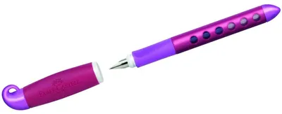 Zdjęcie produktu dla Faber-Castell 149848 Szkolne pióro wieczne Scribolino - dla leworęcznych, L, jeżynowe